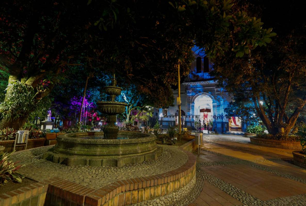 El municipio de Sabaneta además de cumplir con el toque de queda, hubo cumplimiento de la ley seca. Foto: Manuel Saldarriaga Quintero.