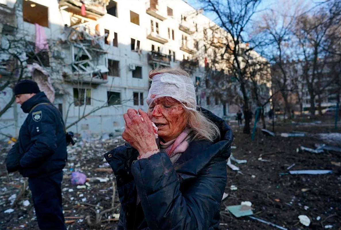 El saldo del ataque ruso deja hasta el momento 40 soldados y 10 civiles muertos. Foto AFP