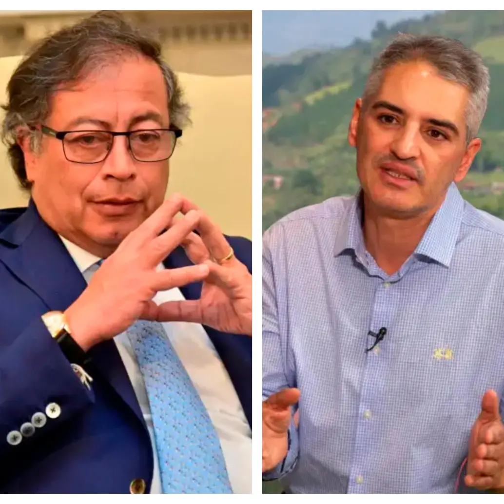 El presidente Petro y el gobernador Rendón han hecho de las redes un escenario de disputa política. FOTOS: ARCHIVO