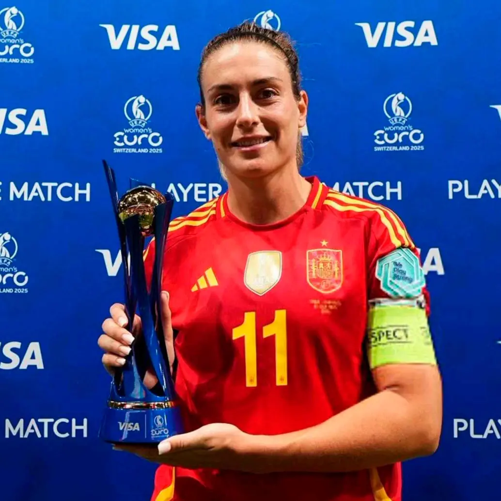La jugadora española Alexia Putellas, ganadora de dos Balones de Oro (2021 y 2022), fue la figura de su país en el triunfo ante Portugal en la Eurocopa femenina. FOTO TOMADA X