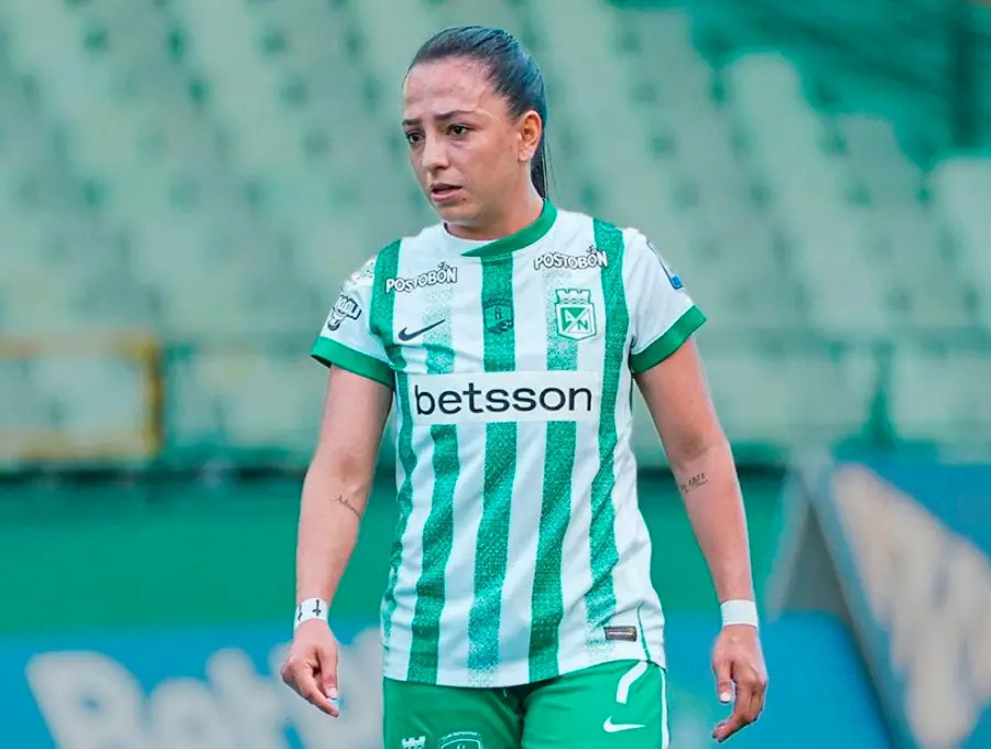 La delantera Sara Sofía Martínez de Atlético Nacional fue prestada a Santa Fe para reforzar el equipo cardenal en Copa Libertadores Femenina. FOTO CORTESÍA ATLÉTICO NACIONAL 