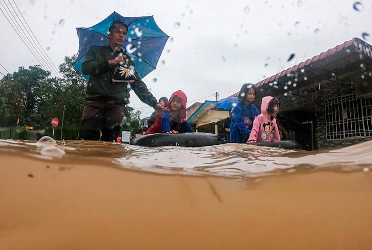Las inundaciones son un problema común en Malasia, especialmente durante la temporada de lluvias que va de noviembre a marzo, Foto: Getty