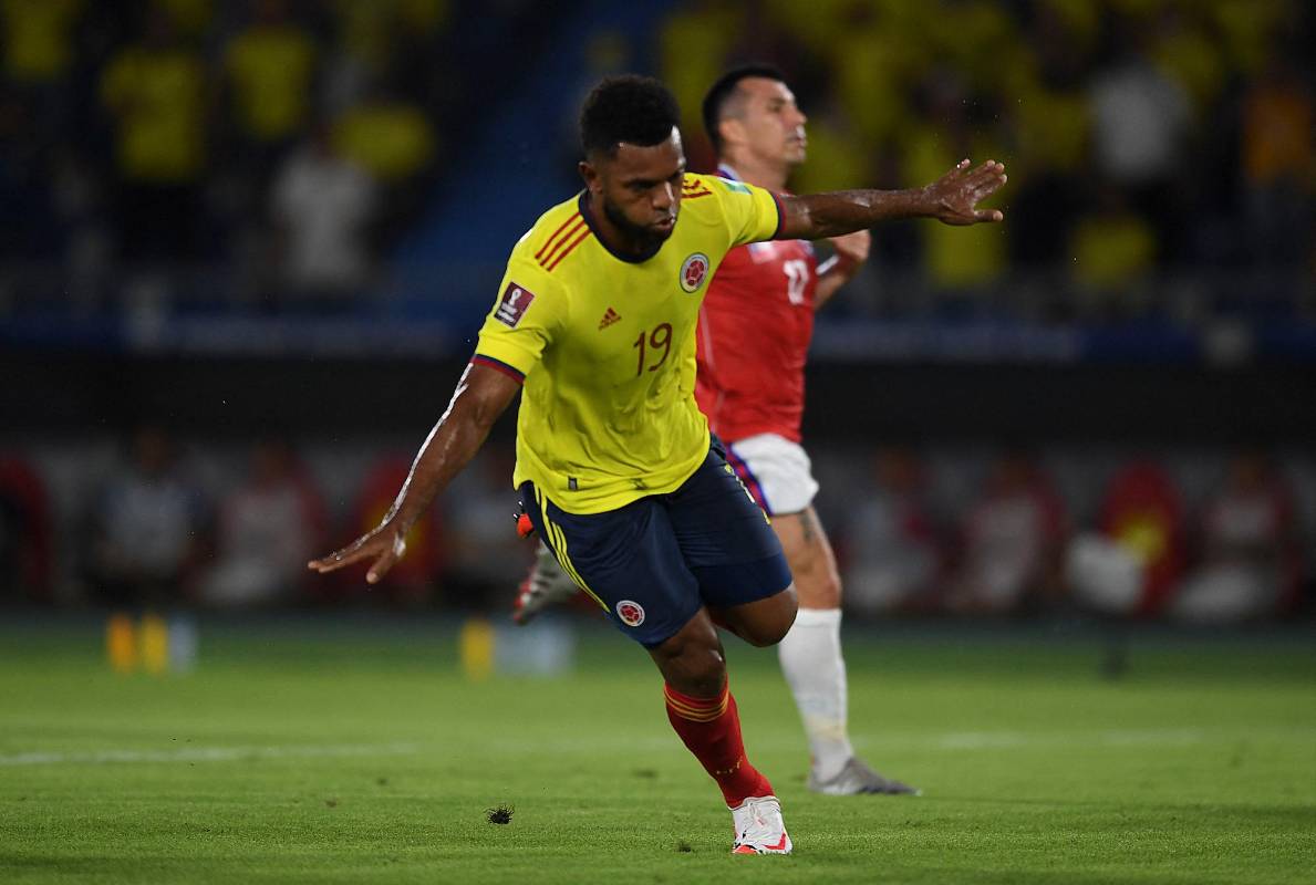En el minuto 20 el mismo Borja anotó el segundo gol tras una triangulación perfecta que inició Yairo Moreno y Rafael Santos Borré. Foto: Getty