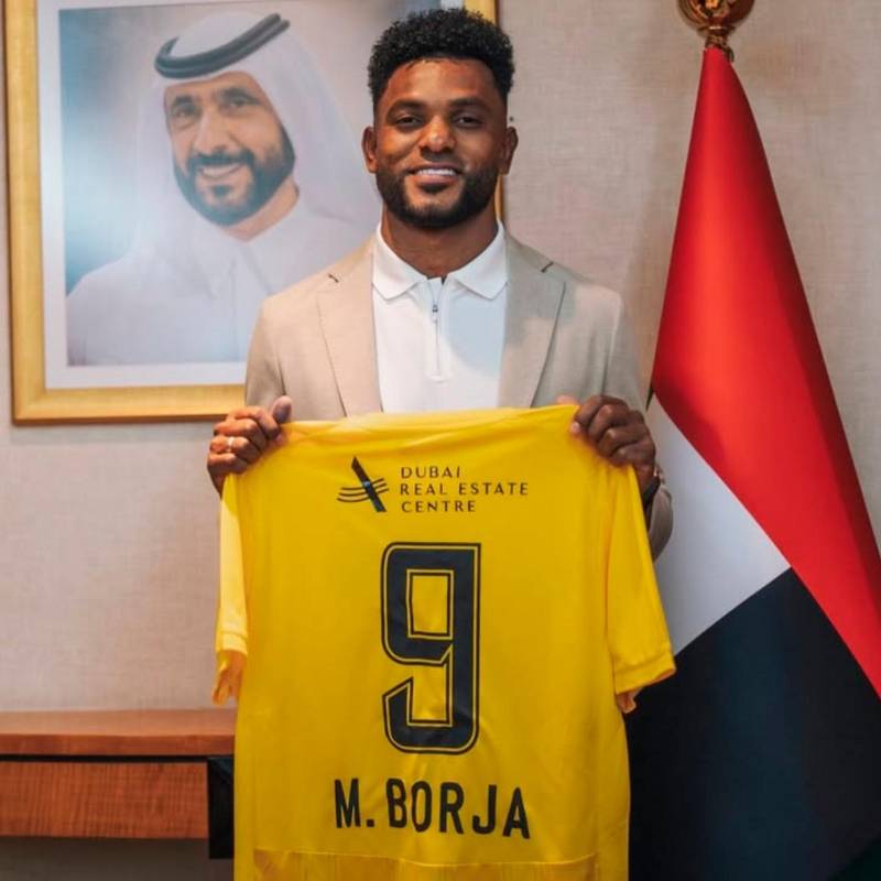 Miguel Ángel Borja fue una de las figuras de River Plate en los últimos años. Sin embargo, después de la llegada de Marcelo Gallardo a su nueva etapa no tuvo la regularidad suficiente. FOTO: Tomada del Instagram de Al-Wasl 