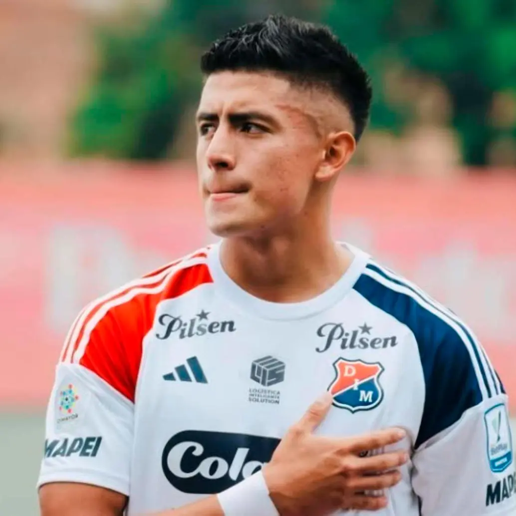 Kevin Mantilla llegó al DIM en la presente temporada y una lesión de rodilla, en el segundo partido oficial con el Poderoso. FOTO TOMADA INSTAGRAM
