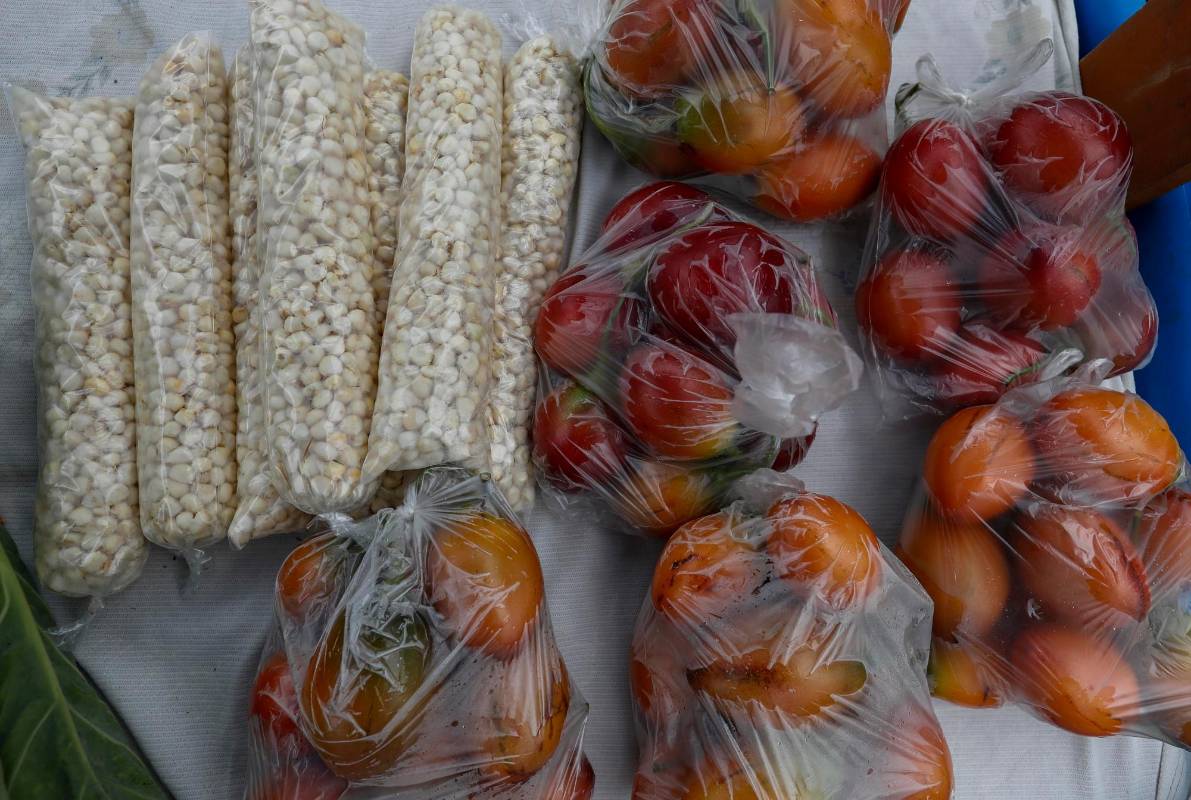 Los productos que se comercializan tienen cierto reconocimiento, especialmente las hortalizas por ser cultivadas de manera orgánica. Foto Manuel Saldarriaga Quintero