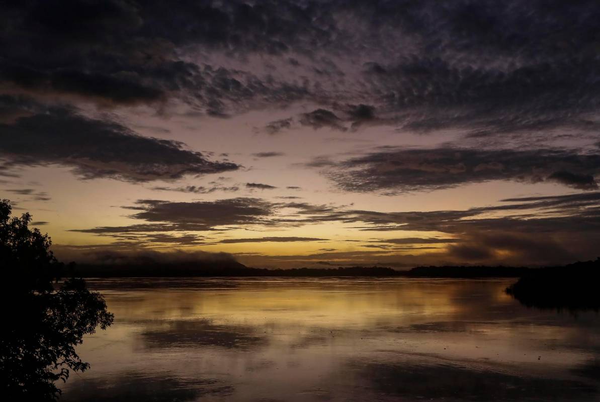 Tanto los atardeceres como el amanecer son un atractivo visual para los turistas y nativos de la región Vichada. Foto: Manuel Saldarriaga Quintero.