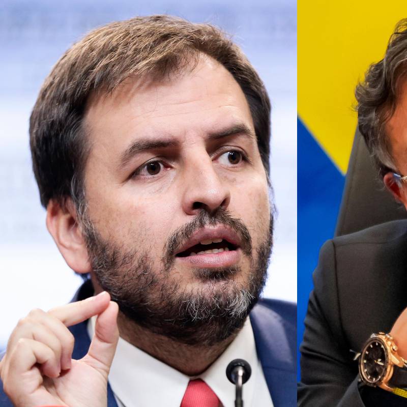 El trino de Gustavo Petro, publicado horas antes del atentado contra Miguel Uribe Turbay, fue retomado por Andrés Forero en medio del debate político. FOTO: Colprensa y Presidencia