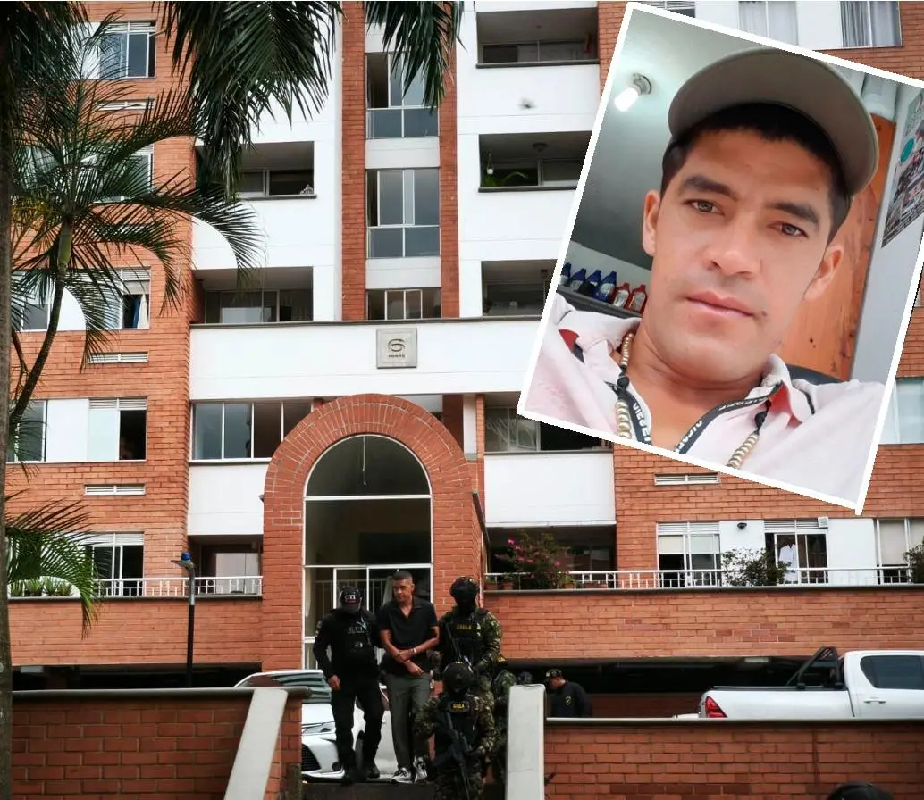 Juan Esteban Durango Pardo (“el Flaco” o “Choroto”) fue capturado en una urbanización vecina a la sede de la Séptima División y la Cuarta Brigada del Ejército, en Medellín. FOTO: CORTESÍA.