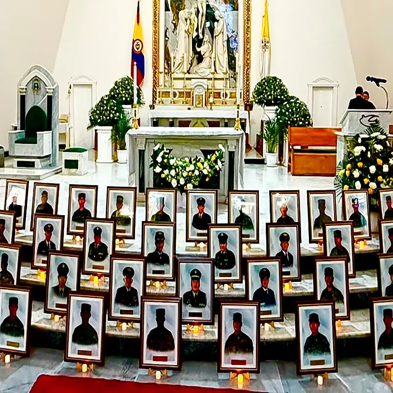 El pasado 23 de marzo, en Puerto Leguízamo (Putumayo), se precipitó un avión de la FAC, dejando un saldo de 69 uniformados fallecidos. FOTO: Colprensa