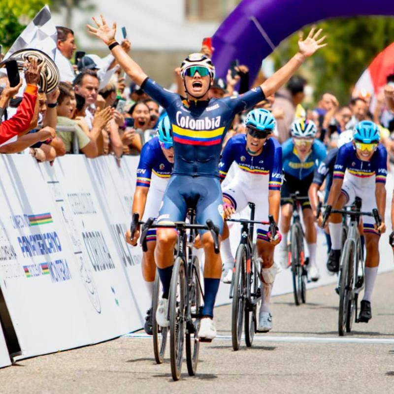 El antioqueño Juan Esteban Sánchez, campeón en juvenil, fue una de las figuras del Panamericano en Córdoba. Foto Cortesía Ánderson Bonilla