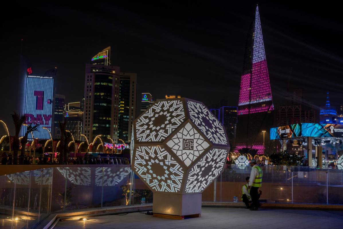Se mueve el balón en el Mundial de Qatar. FOTO: Juan Antonio Sánchez