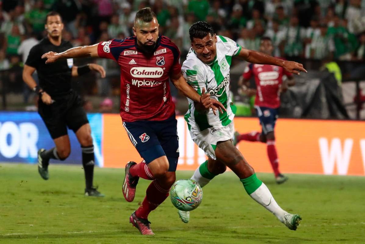 Al final, el encuentro fue entretenido, disputado y con un Atlético Nacional que luchó por no irse perdedor. Foto: Carlos Velásquez