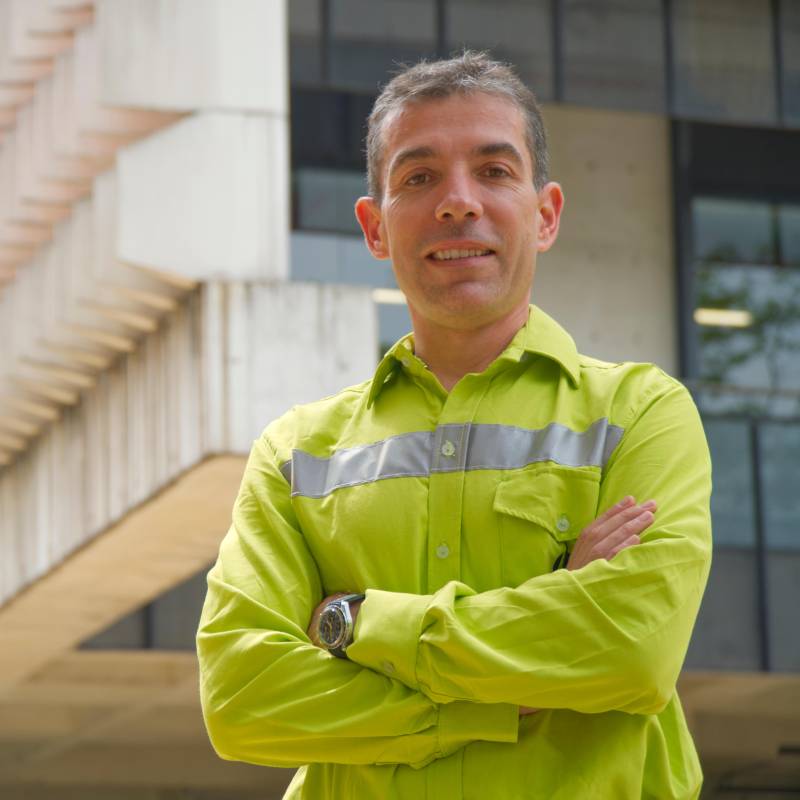 Tomás Restrepo, vicepresidente Ejecutivo de Cementos Argos, explicó que la compañía avanza en la separación de sus operaciones de Estados Unidos y Latinoamérica. FOTO cortesía Cementos Argos