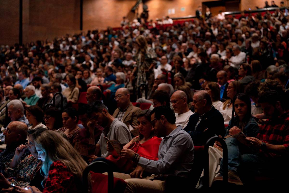 El Teatro Metropolitano estaba lleno. FOTO Cortesía Marcela Gómez / Teatro Metropolitano
