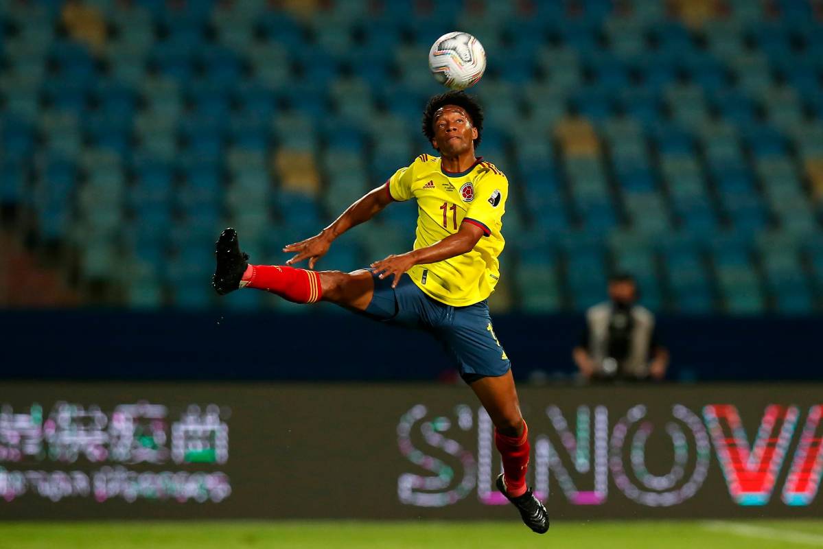 Pese a que Colombia dominó el partido de principio a fin frente a una Venezuela ultradefensiva, que solo jugó al contragolpe y al error del rival, el marcador finalizó 0-0. Foto: Getty