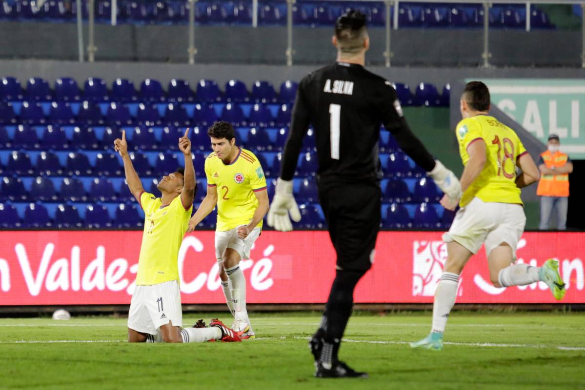 Colombia igualo el partido 1-1 ante Paraguay. Foto: Getty