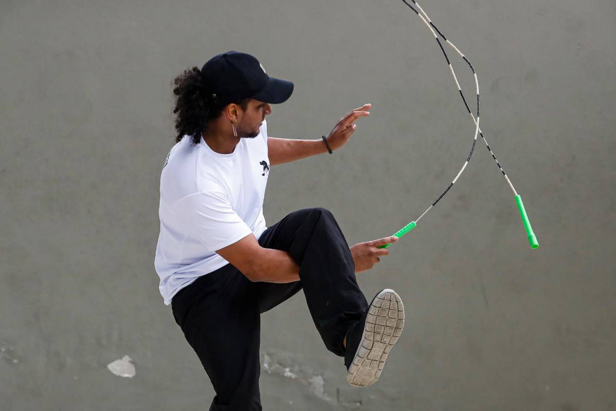 El evento contó con el respaldo del Inder, Comfama, el Politécnico Jaime Isaza Cadavid y la Internacional Jump Rope Union (IJRU) el máximo ente de este deporte a nivel mundial. Foto: MANUEL SALDARRIAGA QUINTERO.