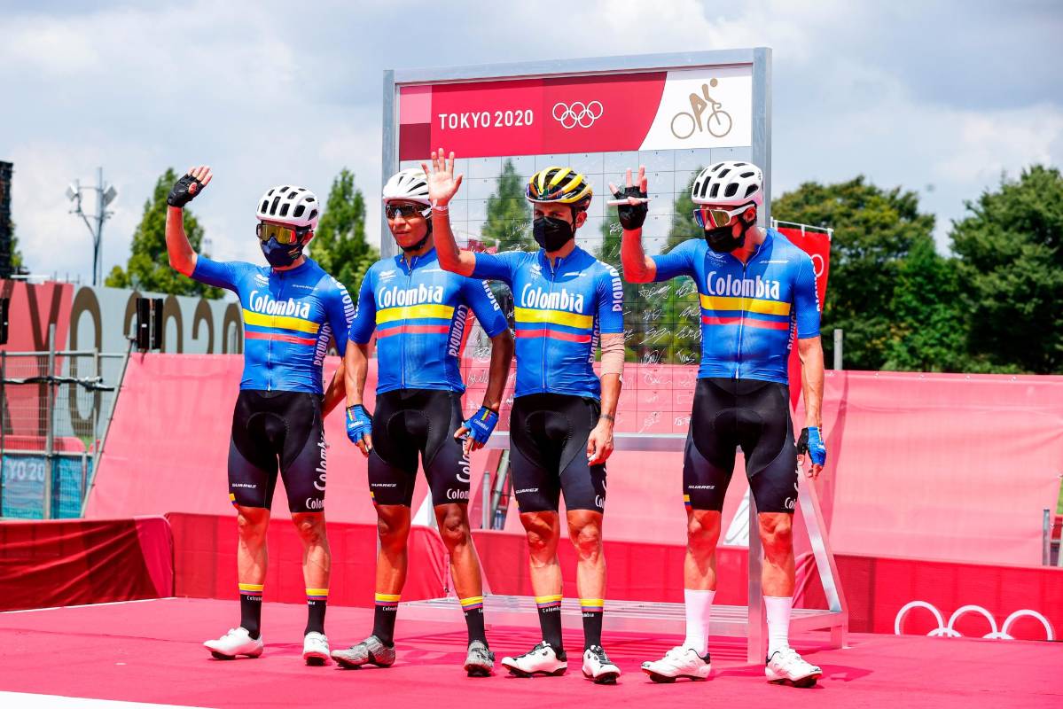 Selección Colombia de ciclismo de ruta. FOTO: Getty