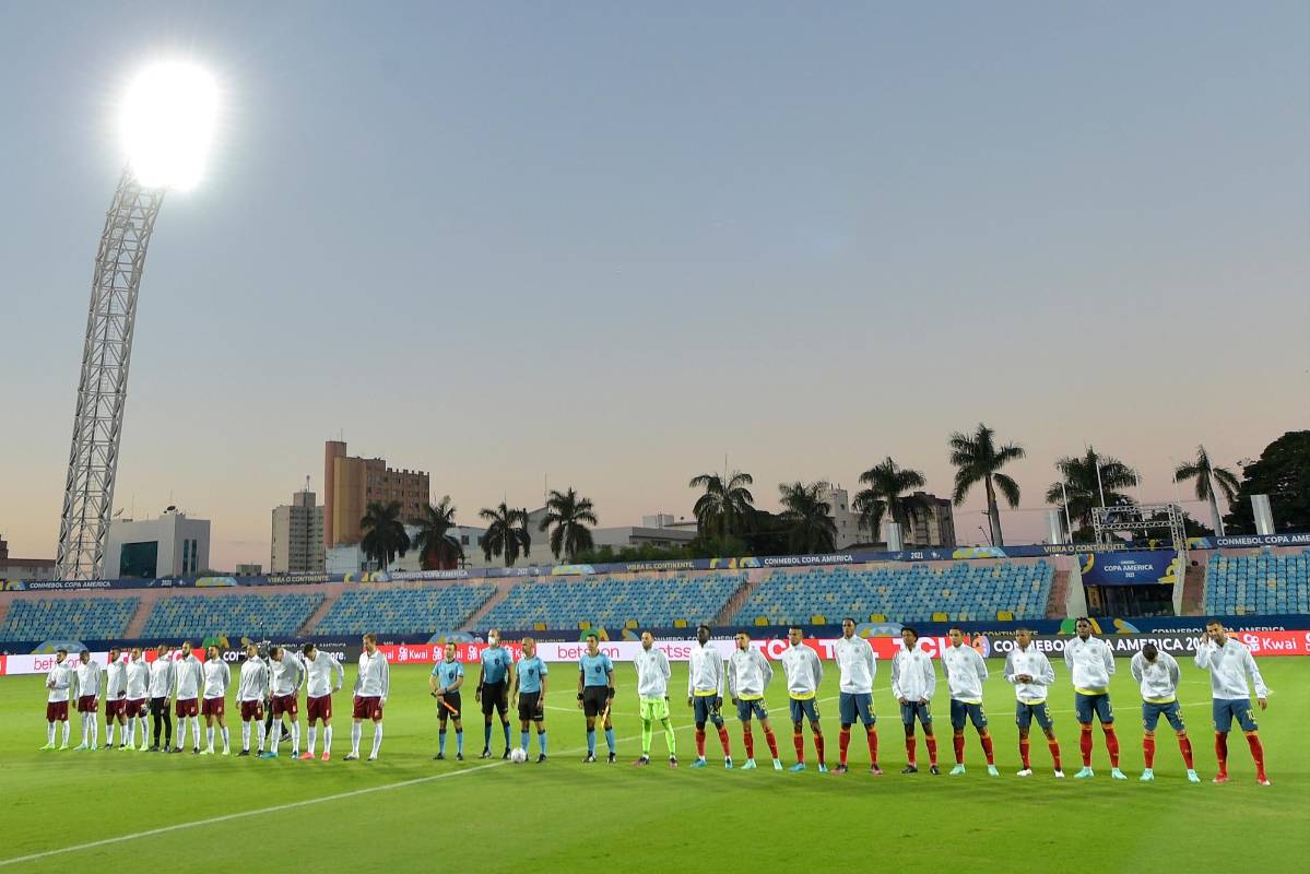 El partido se disputo en el estadio Estadio Olímpico Pedro Ludovico Teixeira de Brasil. Foto: Getty