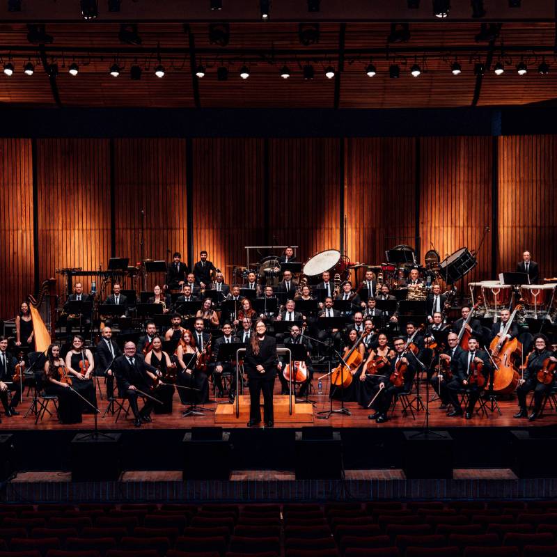 El viernes 24, la orquesta presentará parte del repertorio en el municipio de La Unión. El concierto será a las 6:00 p.m. en el Teatro Municipal de La Unión. FOTO Cortesía. 