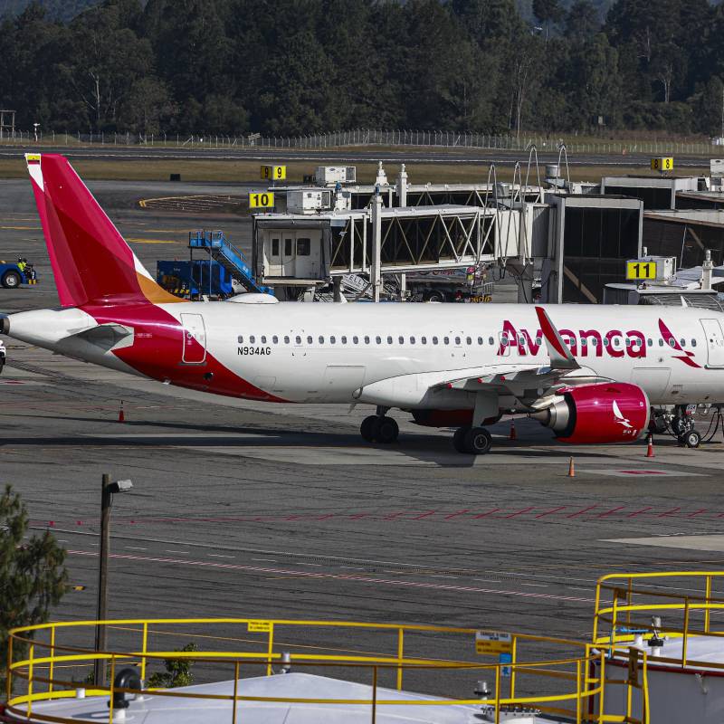 En Colombia, la aerolínea Avianca ha sido una de las más afectada. A nivel mundial, JetBlue y EasyJet son otras de las compañías perjudicadas Foto: Manuel Saldarriaga Quintero