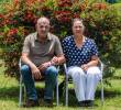 Mariela y Javier se conocieron en un grupo de tertulias que había en Puerto Venus. Se casaron en septiembre de 1983. En la imagen, en la finca en la que viven en Rionegro. <span class=mln_uppercase_mln>FOTO</span> <b><span class=mln_uppercase_mln>Julio César Herrera</span></b>