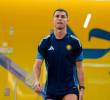 Esta es la imagen que compartió el Al Nassr de Cristiano Ronaldo en el entrenamiento del este martes en Riad. FOTO TOMADA X@AlNassrFC_EN