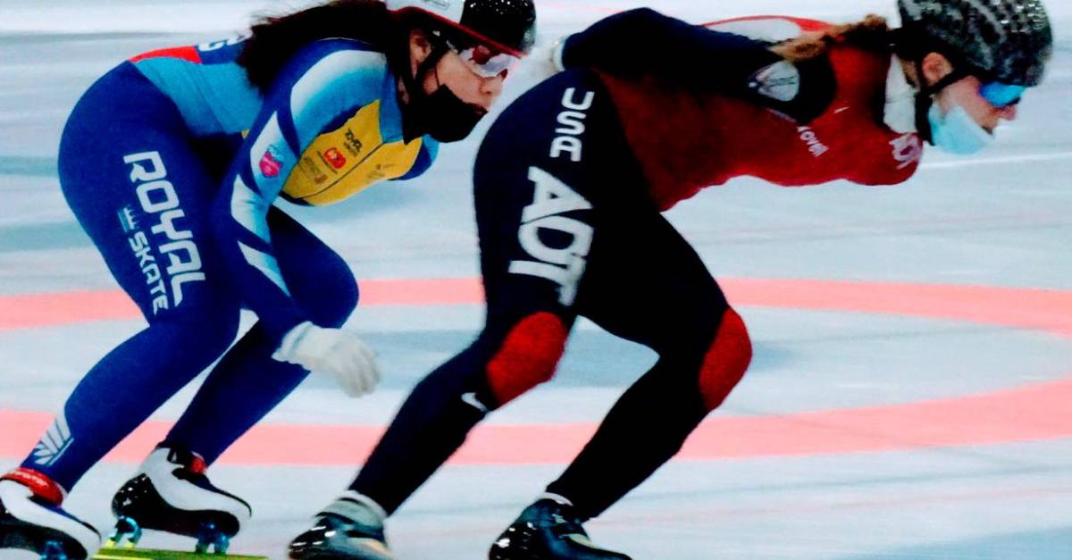 Michelle, promesa colombiana sobre el hielo