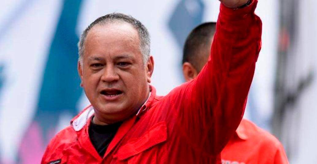 Diosdado Cabello es el Ministro de Interior de Venezuela y una de las fichas fuertes del régimen venezolano. Foto: Afp