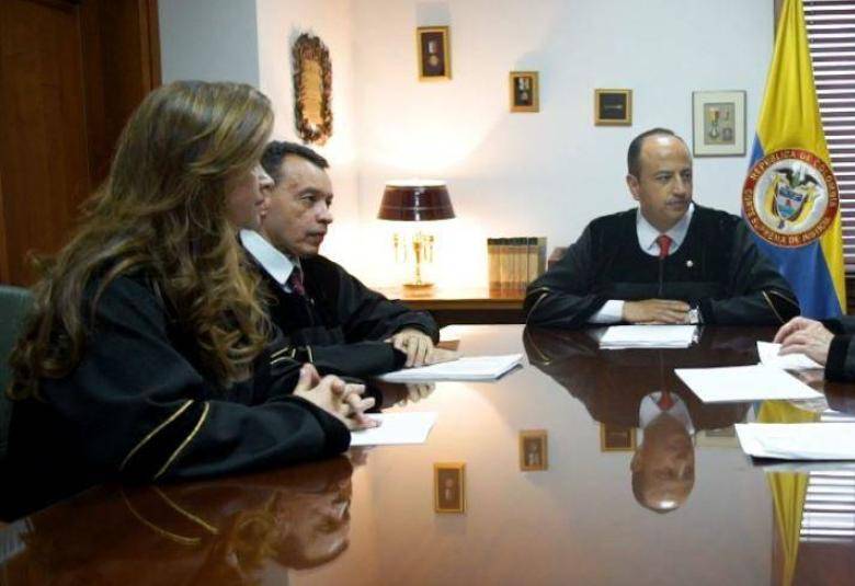 La magistrada Cristina Lombana y el magistrado César Reyes han estado enemistados desde hace varios meses y en la Sala hay tensión para todas las decisiones. Foto: Corte Suprema de Justicia. 