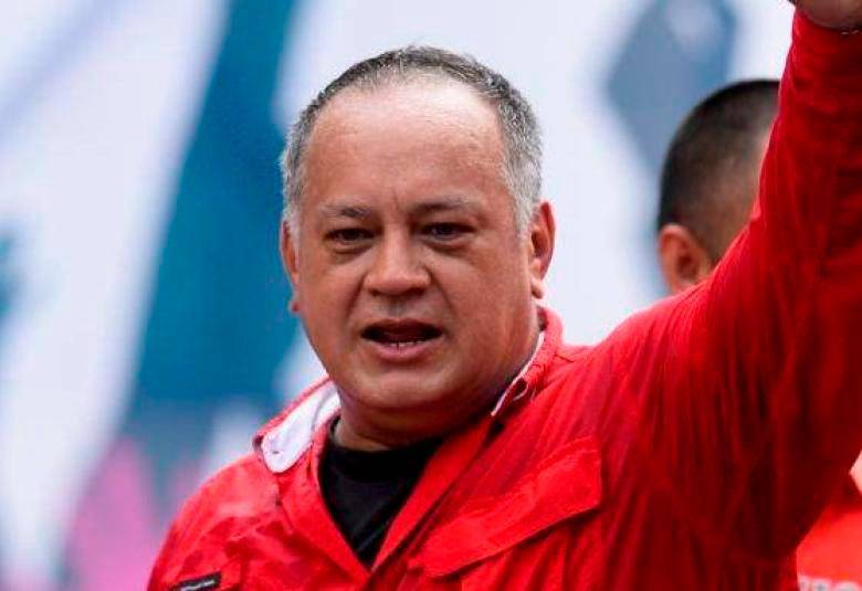 Diosdado Cabello es el Ministro de Interior de Venezuela y una de las fichas fuertes del régimen venezolano. Foto: Afp