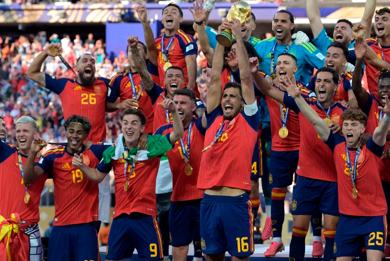España terminó como la campeona del Mundo en el Mundial 2026. FOTO AFP