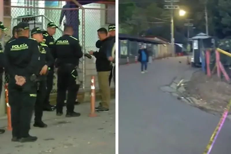 Riña en medio de un rodaje en Bogotá deja tres muertos y cuatro capturados. FOTO: Tomada de Citi TV.