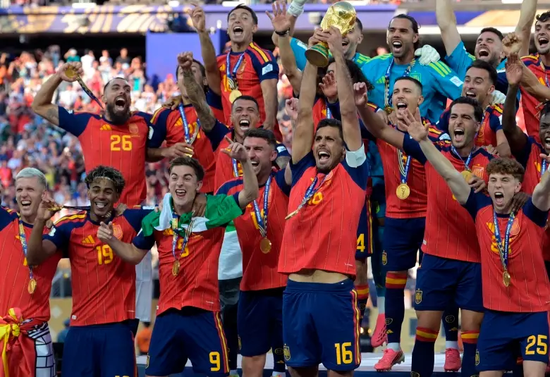 España terminó como la campeona del Mundo en el Mundial 2026. FOTO AFP