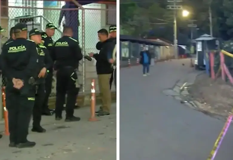 Riña en medio de un rodaje en Bogotá deja tres muertos y cuatro capturados. FOTO: Tomada de Citi TV.