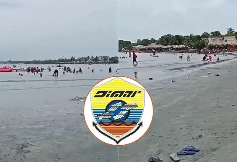 Dimar explica por qué el mar se retiró en Coveñas.