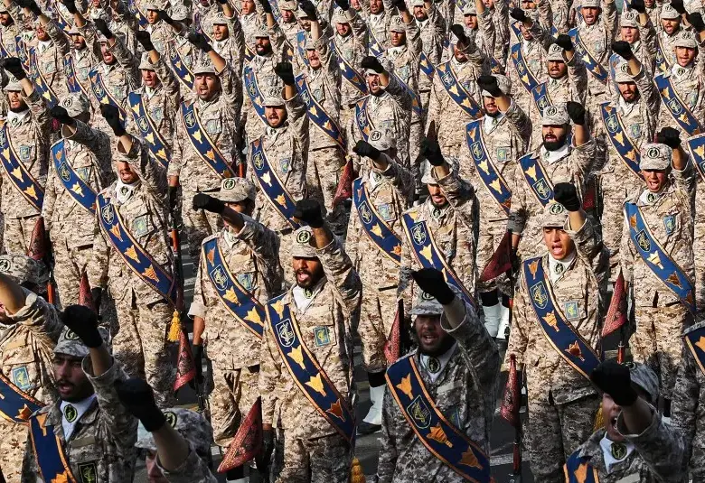 La Guardia Revolucionaria de Irán es una fuerza militar más importante que el mismo ejército, tiene como fin hacer cumplir la ley islámica y además defenderla de otros países. Foto: AFP