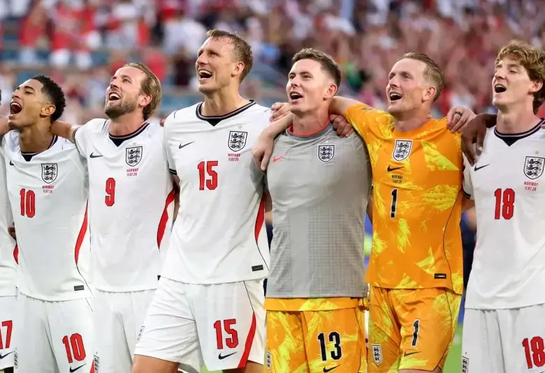 La emotiva celebración de Inglaterra en el Mundial 2026 con “Hey Jude” y “Wonderwall”. FOTO: AFP.