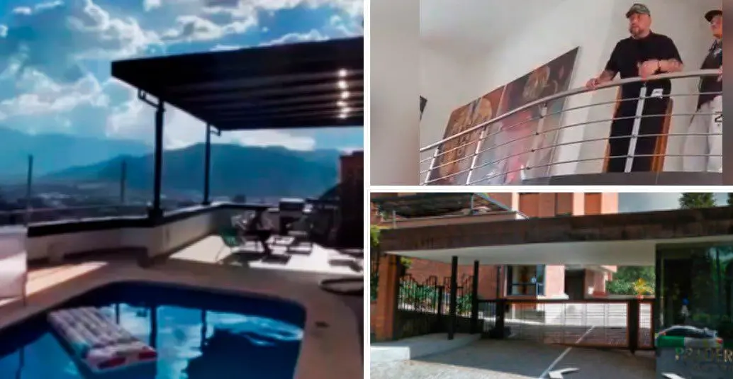 La Sociedad de Activos Especiales brindó detalles de la salida de Escobar Marín del lujoso inmueble, que según la entidad ocupaba irregularmente. FOTO Cortesía SAE