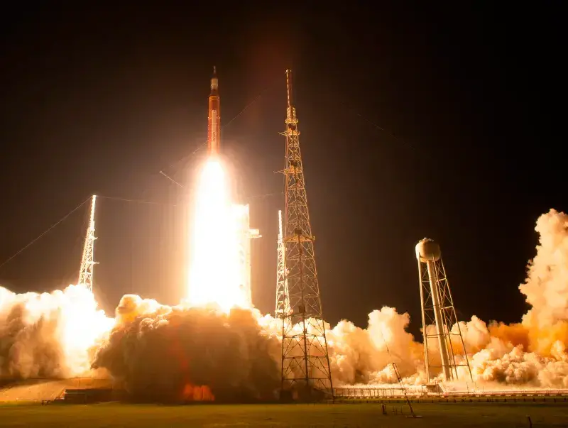 Será la primera vez que este cohete viaje con tripulación. FOTO Cortesía Nasa