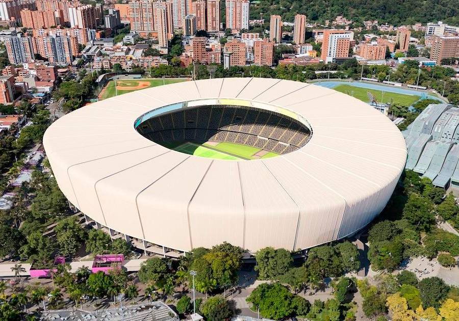 Así debe quedar la remodelación definitiva del Atanasio Girardot. FOTO ALCALDÍA DE MEDELLÍN