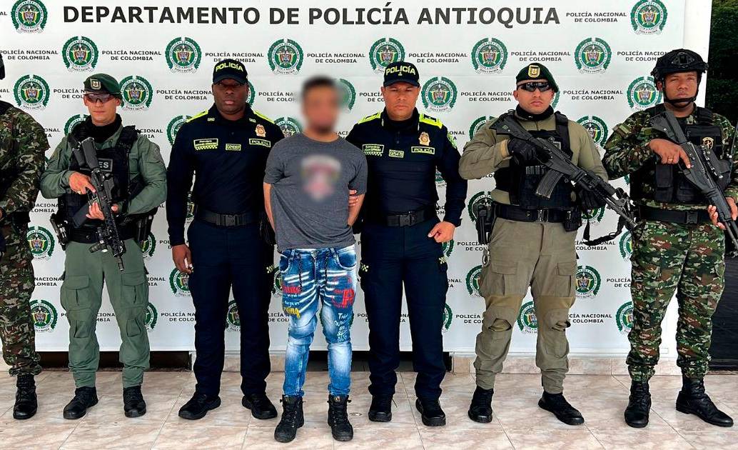Cayó alias Edwin, presunto miembro del Eln que se escondía en Medellín.