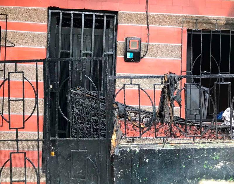 Priscilla murió en el San Vicente por un incendio que fue provocado