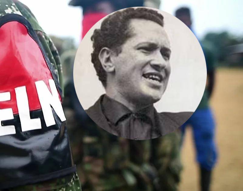 El cura Camilo Torres, guerrillero del ELN, murió en combates el 15 de febrero de 1966. FOTO: AFP