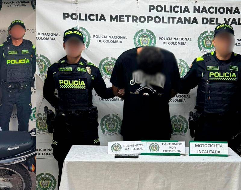 En fotos: ellos cayeron por extorsión en Juan XXIII y Simón Bolívar, en Medellín