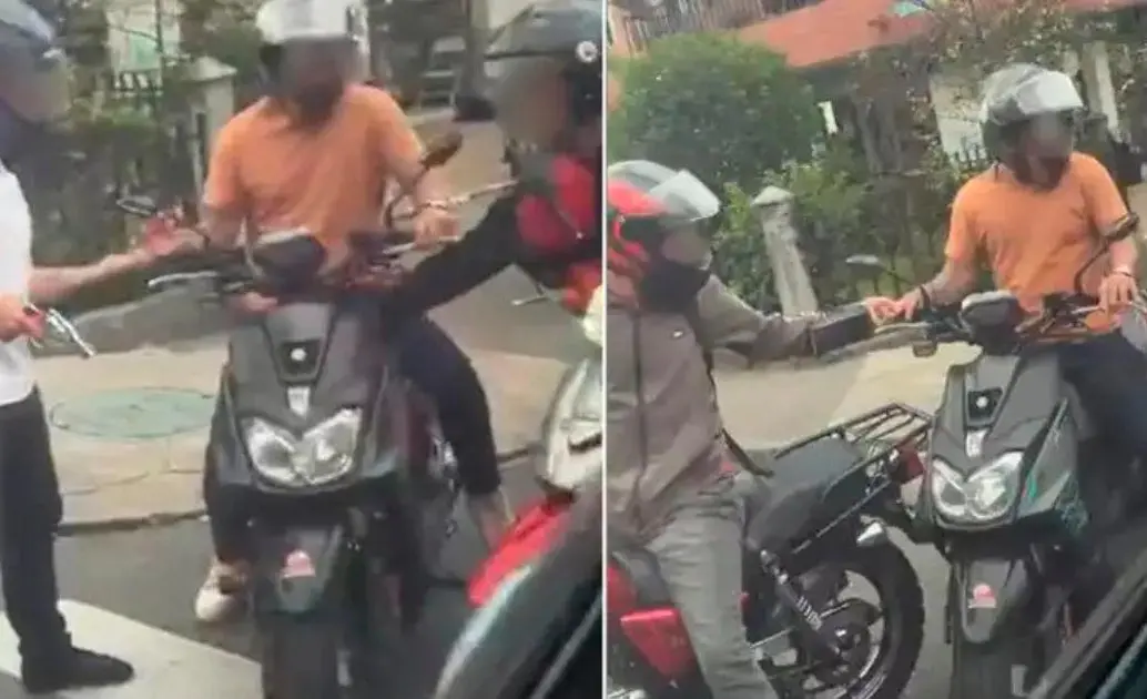 Capturaron a dos sujetos que habrían atracado a motociclista