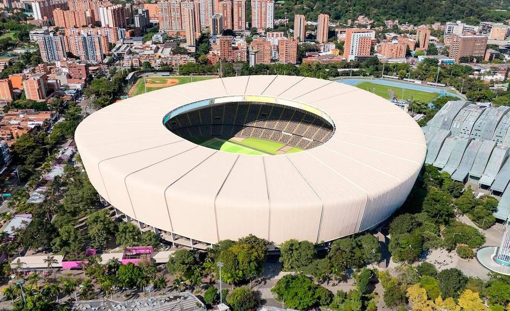 Así debe quedar la remodelación definitiva del Atanasio Girardot. FOTO ALCALDÍA DE MEDELLÍN