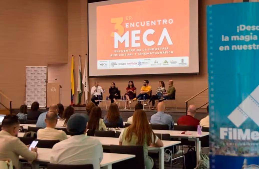 El 4.º Encuentro MECA es organizado por la Asociación de la Industria Audiovisual y Cinematográfica de Medellín. FOTO cortesía meca