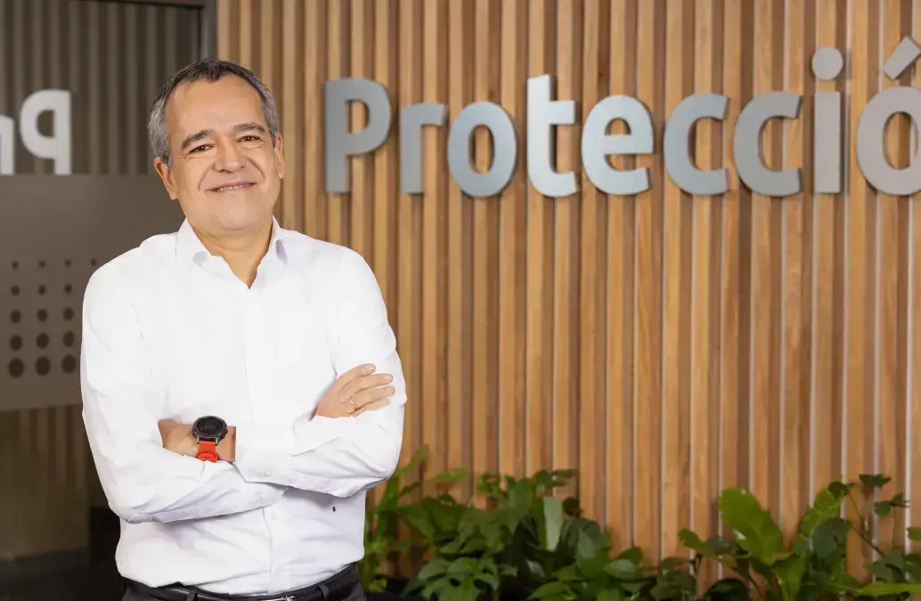 Juan David Correa, presidente de Protección, fondo de pensiones. FOTO: Cortesía Protección.